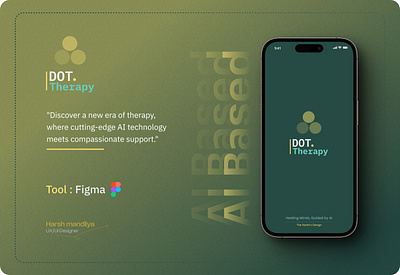 AI based Therapy Onboarding screens aibased branding graphic design ui uiux