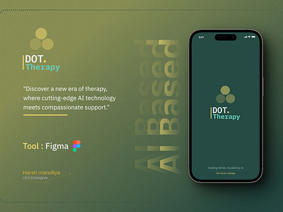 AI based Therapy Onboarding screens aibased branding graphic design ui uiux
