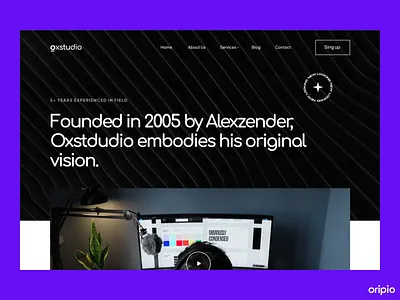 Agency Website agency website animation clean creative agency digital agency website junaki landing page landingpage modern oripio product design user experience ux website design