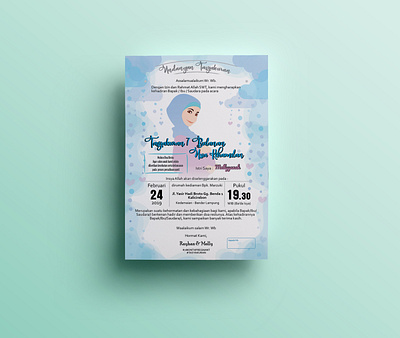 7 Month Pregnant's Invitation design graphic design invitation pregnant