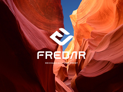 Fredar logo ( F lettermark ) branding icon identity logo