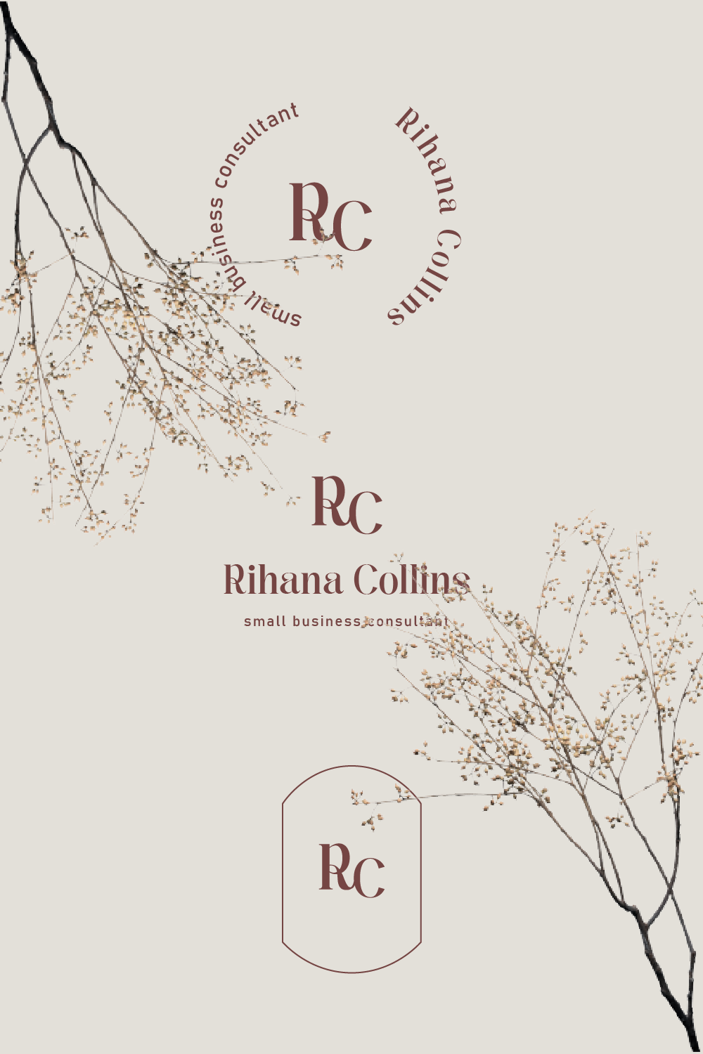 LOGO DESIGN FOR A SMALL BUSINESS CONSULTANT/MONOGRAM LOGO branding branding concept design graphic design logo logotype minimalist logo monogram