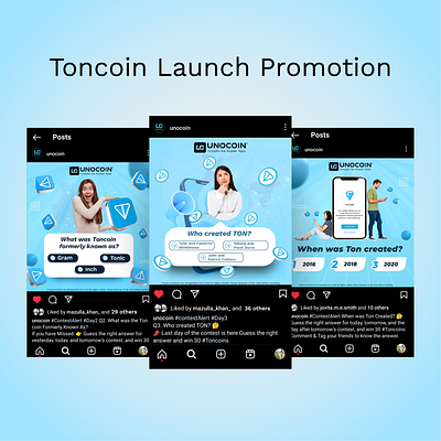 Promotion campaign - Toncoin 2d branding design graphic design illustration logo social media ui vector