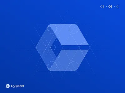 Cypeer - Logo Design brand brand identity branding cybersecurity defend graphic design icon illustration logo logo mark mark modern logo unity vector
