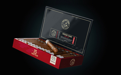 Merchant Cigars - Packaging Design | 3D visualization redshift