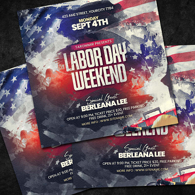 Labor Day Weekend 4th of july american american party download flyer template flyer template psd laboe day weekend labor labor day