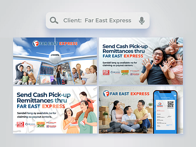 Graphics for Far East Express [2021-2023] ads advertisement advertising design graphic design marketing money transfer remittance social media social media post