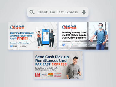 Graphics for Far East Express [2021-2023] ads advertisement advertising design graphic design graphics marketing money transfer remittance social media social media post