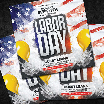 Labor Day Flyer 4th of july american holiday american party download flyer template flyer template psd holiday labor day labor day flyer labor day weekend psd