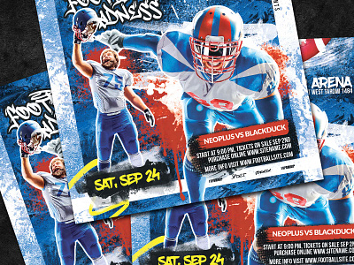 Football Madness Flyer canadian football football flyer superbow