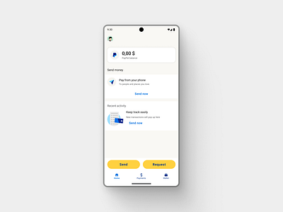 Recreate PayPal Mobile UI design mobile app mobile design mobile ui paypal ui ui design
