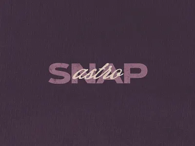 astro snap_logotype apparel brand branding brandmark clothing custom customtype handletters logocreation logodesigner logoidea logoprocess logotype photography type typography wordmark