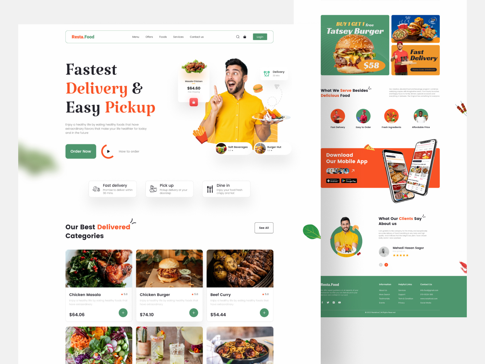 Example of Modern Figma Website Design (5to10 Page)