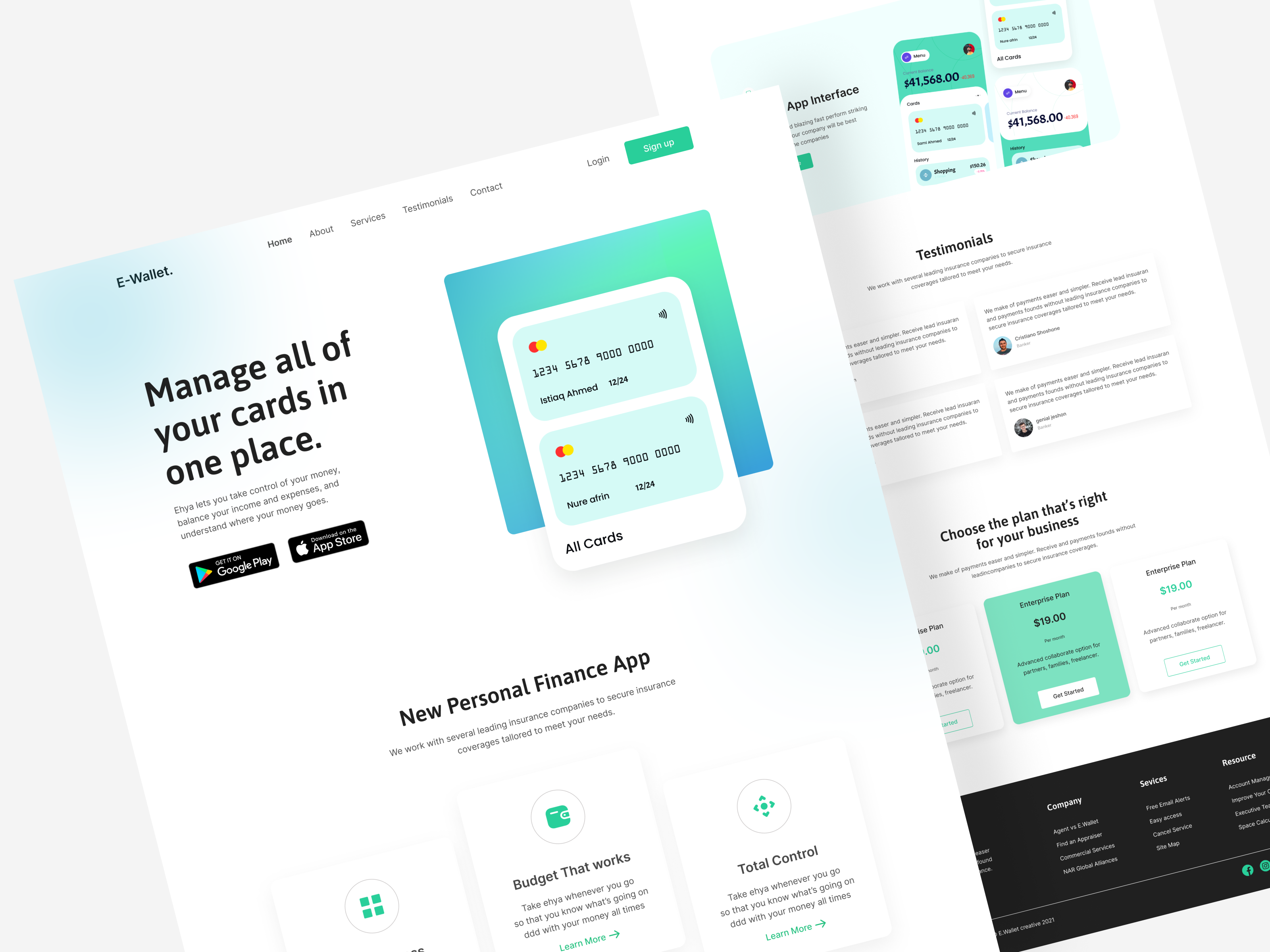 Example of Single Landing Page Design