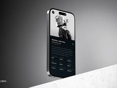 Brand identity and UI design for NFT Market apple branding clean clean design design illustration ios app logo splash screen ui