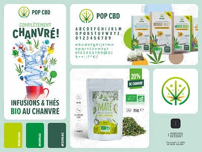 POP CBD Brand abstract brand branding cbd clean design graphic design hemp illustration logo minimalist ui ux