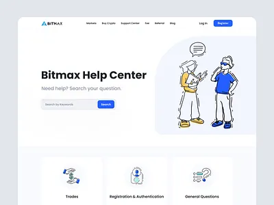 👩🏻‍🏫 Bitmax Help Center binance bitcoin blockchain btc crypto crypto exchange cryptocurrency design faq finance help help center helpcenter minimal pricing support ticket trade trader ui