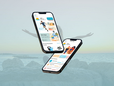 Ultra Fitness App Design clean ui design fitness app design modern app ui design yoga app design