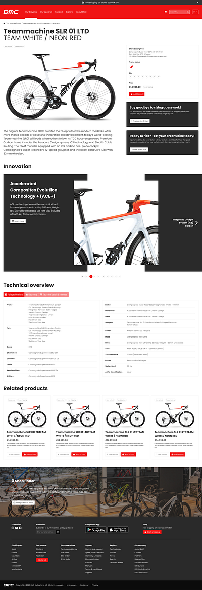 BMC Switzerland bmc bmc switzerland branding figma ui webdesign