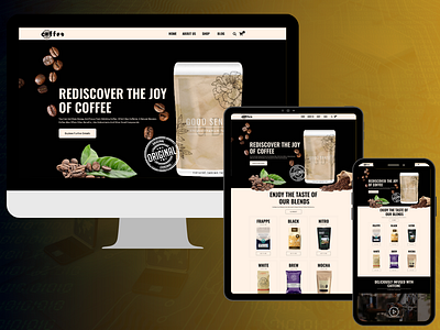 Design a Coffee Website coffee design figma graphic design ui ux web design website website design