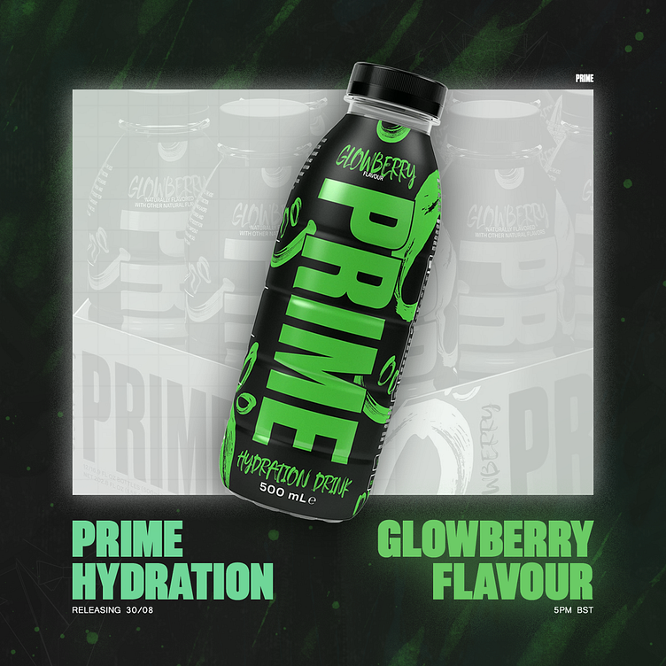 Prime Hydration Glowberry Flavour by Regan on Dribbble