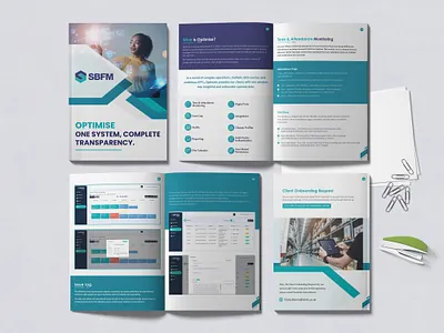 Corporate Product Brochure Profile Template profile design