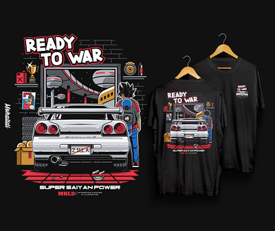 R33 Ready to War car poster car tshirt