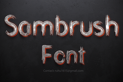 Sambrush Font adventure art supplies blog headers book covers branding coffee shops collection creative creative agencies decorative handcrafted obig digital organizations packaging posters products vintage wedding invitations