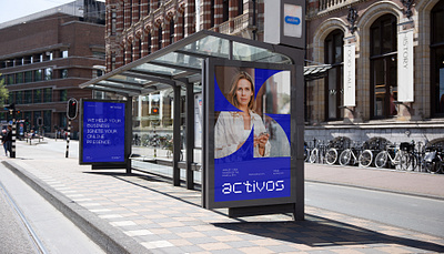 Activos_Brand Identity activos brand identity branding bus stop bus stop poster concept design design designer graphic design graphic designer logo poster poster design vector