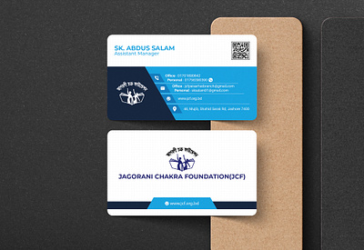 Modern corporate business card template design corporate business card