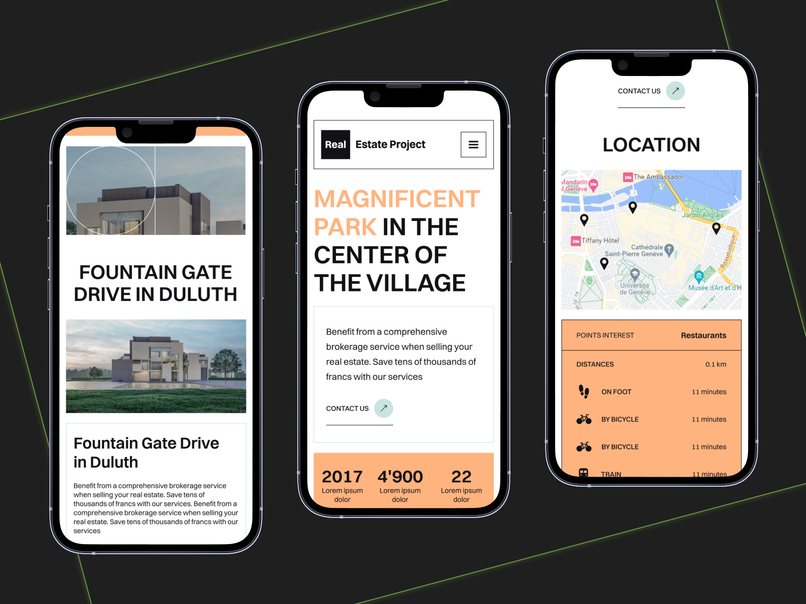 Real estate project - UX/UI design for website constructor airbnb apartment architection building clean design landing page landing page design minimal property real estate real estate agancy recidentse rent house ui uxui web ui webdesign website website design