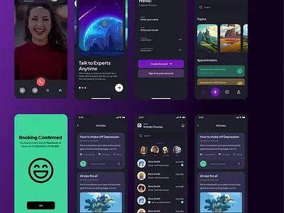 Health Guard App design ui