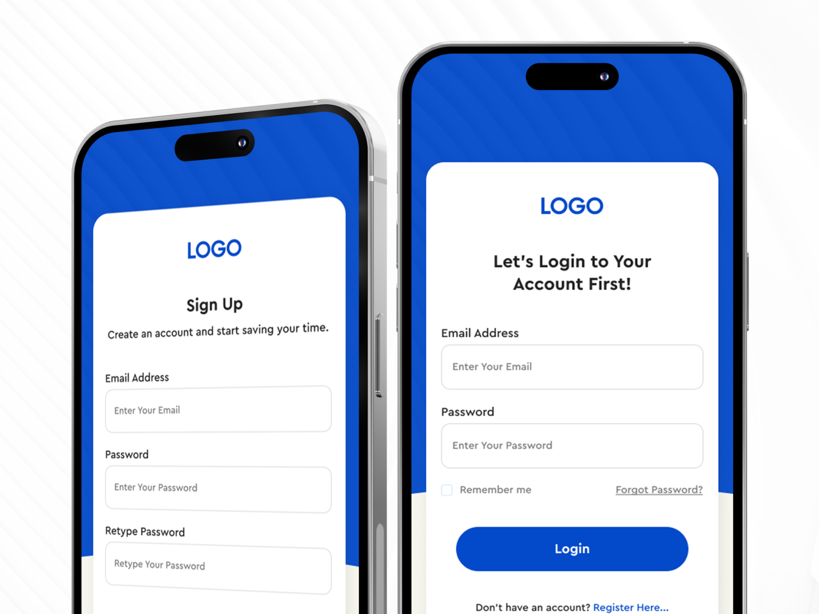 Login & Sign Up design latest login login screen mobile app mobile screen onboarding signup signup screen ui