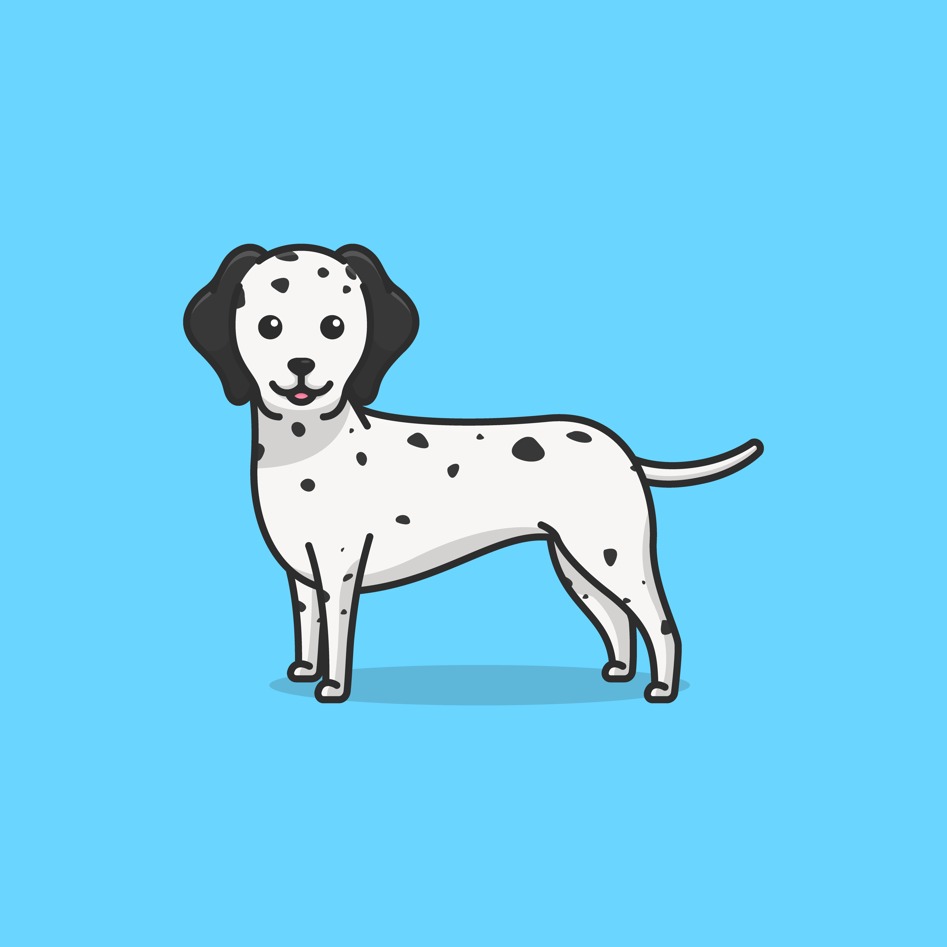 Cute Dog Breeds Cartoon Collections 🐕🐶🦮🐕‍🦺🦴🐾 by Satisfactoons on Dribbble