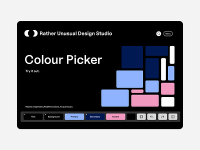 Color Picker - Rather Unusual Design Studio design graphic design ui ux