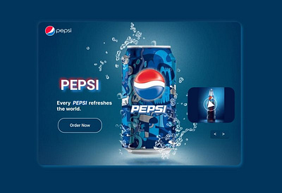 Creative UI Design for Pepsi Lover app branding chart design graphic design illustration logo ui ux vector