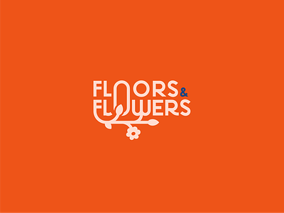 Floors & Flowers branding design fleurs floors flowers graphic graphic design icon illustration logo netherlands typography vector