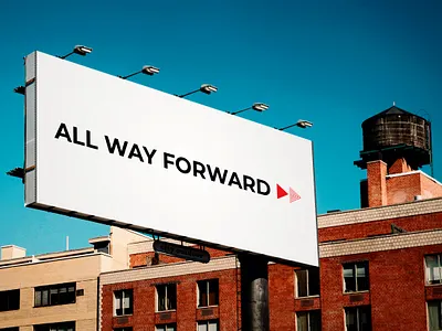 All Way Forward Logo Presentation branding branding agency design graphic graphic design graphicdesign illustration illustrator logo