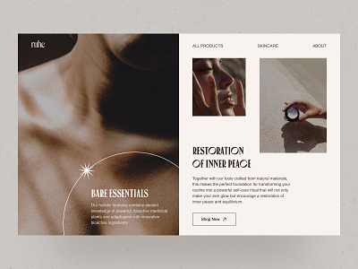 Skincare products website 🦢 | Hyperactive beauty business branding commercial cosmetics cosmetology design ecommerce hyperactive interfaces online shop product design products skincare typography ui ux web design