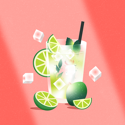 Summer Lemonade artwork behance colors digitalart dribbble graphic design graphicdesign illustration illustrator summer vector