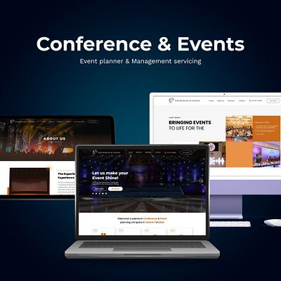 Conference & Events Website Design events website landingpage landingpages ui uiux userinterface ux web design webdesign webdesigner websitedesign