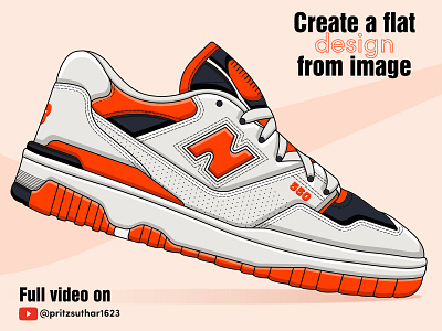 Vector Shoes Design from Image..! graphic design il illustration vectorgraphics