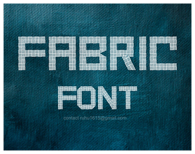 Fabric Font canvas creative collaboration embroidery fusion of art hand painted jacquard obigdigital patterned woolen text typeface