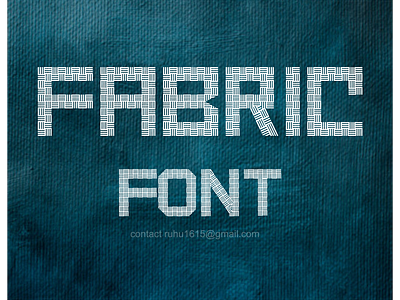 Fabric Font canvas creative collaboration embroidery fusion of art hand painted jacquard obigdigital patterned woolen text typeface