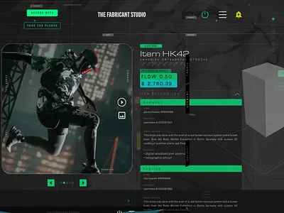 The Fabricant Studio | MVP branding design graphic design mockup mvp ui user interface visual design web design