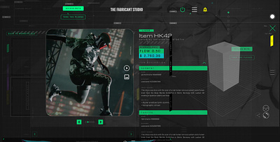 The Fabricant Studio | MVP branding design graphic design mockup mvp ui user interface visual design web design