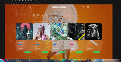 The Fabricant Studio | MVP branding design figma graphic design mockup mvp ui user interface web design