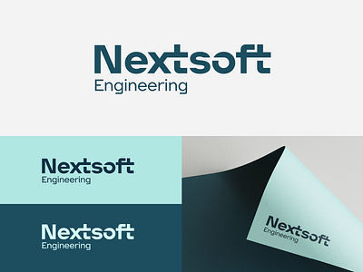 Nextsoft Engineering branding design graphic design identity logo nextsoft nextsoft engineering
