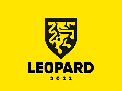 Leopard concept design leopard lion logo