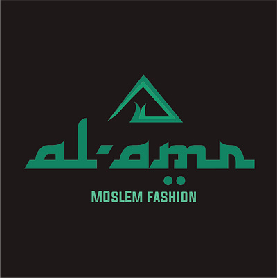 Logo Muslim Fashion branding design graphic design logo typography vector